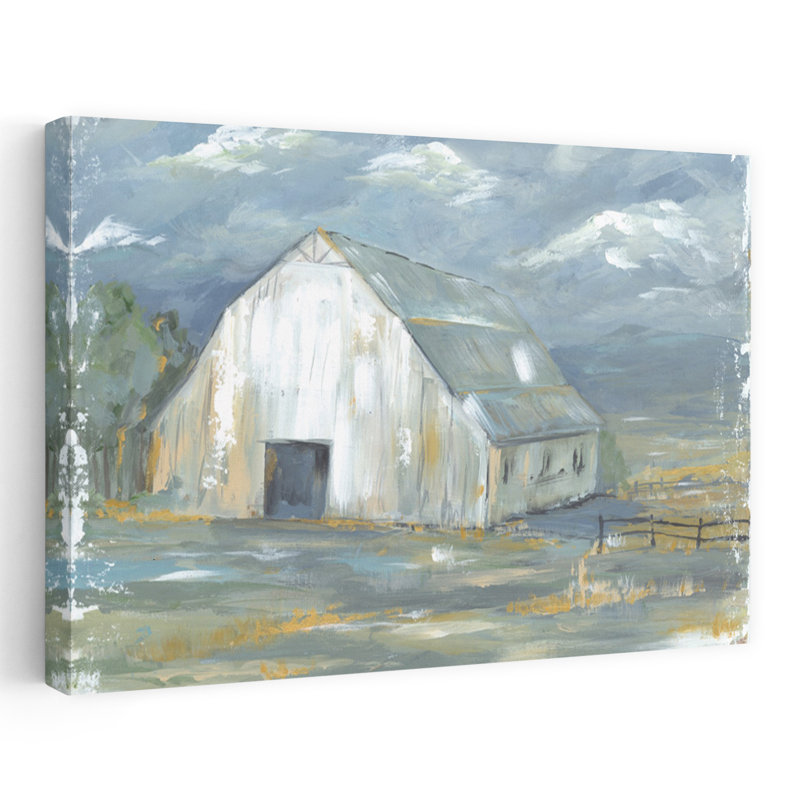 Architecture de paysage contemporain abstrait au début du printemps, H 16 po x l 24 po