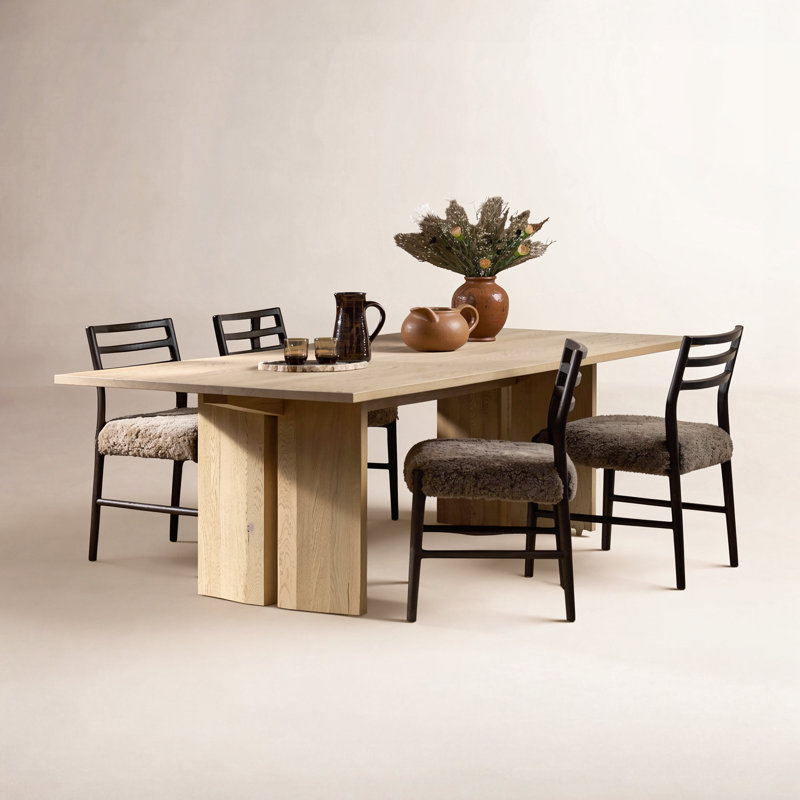 Emerald Solid Oak Dining Table
