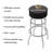 Swivel Upholstered Counter Stool with Metal Frame