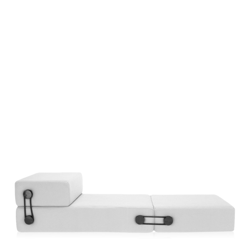 Trix Convertible Chair, White 