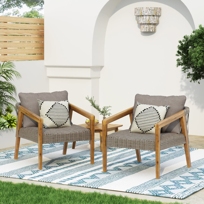 Chaise de patio avec coussins Savoy