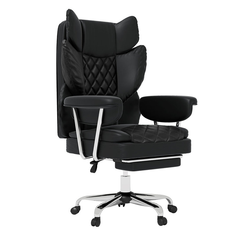 Latitude Run Office Chair with Headrest, Black