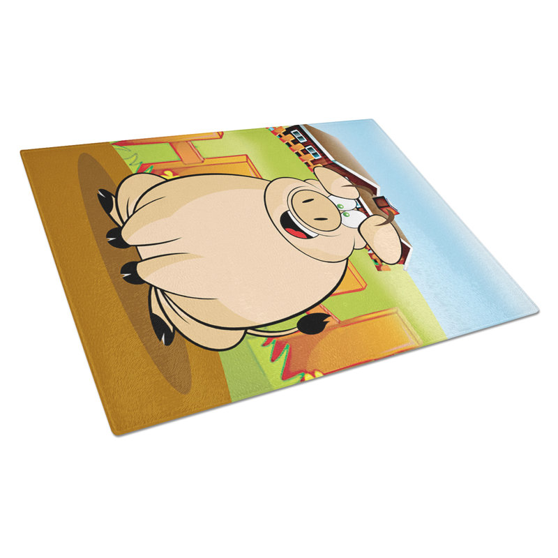 Tempered Glass The Pig Cutting Board