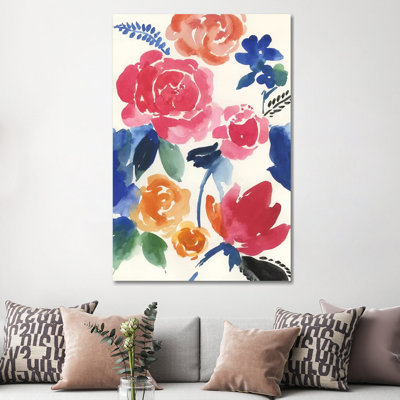 Julia 1 Piece Wrapped Canvas Painting