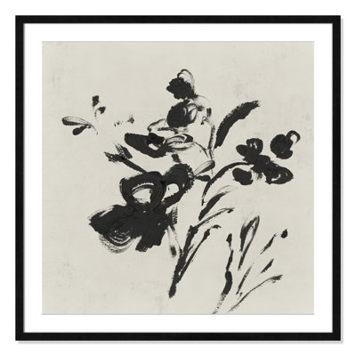 Black Florals II by Isabelle Z