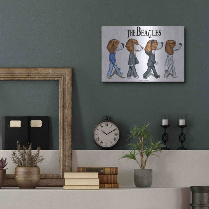 «The Beagles» par Danny Gordon, H 12 po x l 16 po