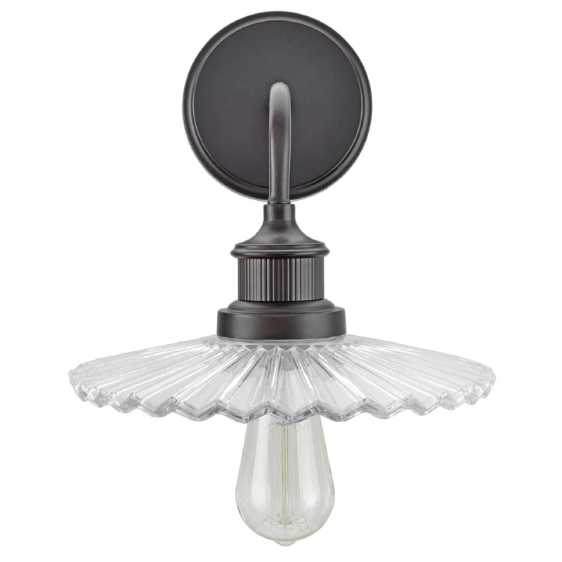 Applique en métal pour salle de bain 1 lumières transitionnel Lattin