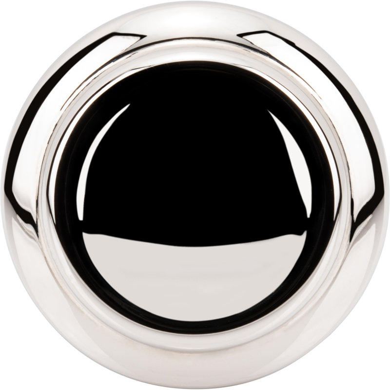 Cala 1 5/16" Diameter Round Knob, Polished Nickel