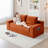 2-Seats Convertible Floor Sofa Bed With Storage Pocket, 3D Folding Mattress Sofa-1638066212-1632083677
