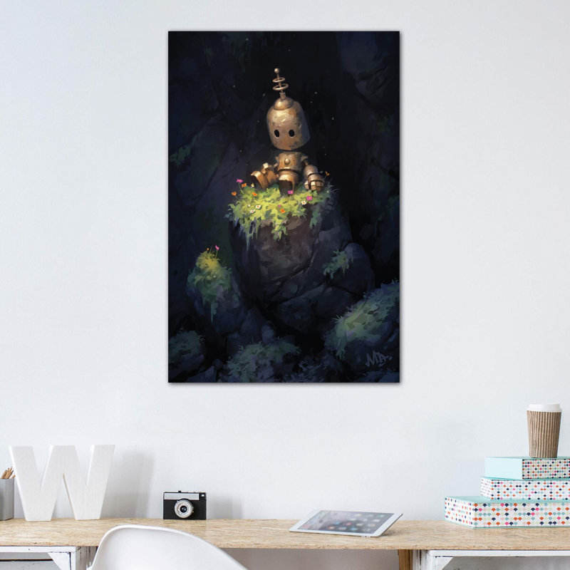 Art sur toile Secret Garden, H 26 po x l 18 po x 1,5 po, Toile tendue