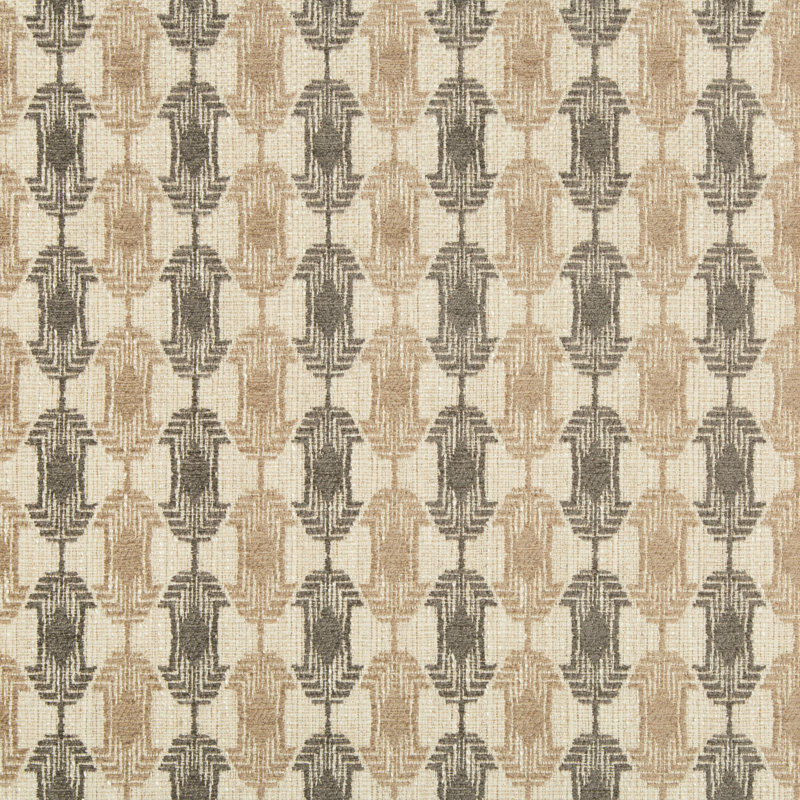 Gems Quartz Weave Fabric, Natural Metal