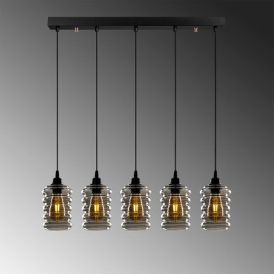 5 - Light Black Kitchen Island Pendant