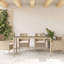 Parvathy Rectangular Outdoor Dining Table , 150cm cm W 90cm cm D-1390432627