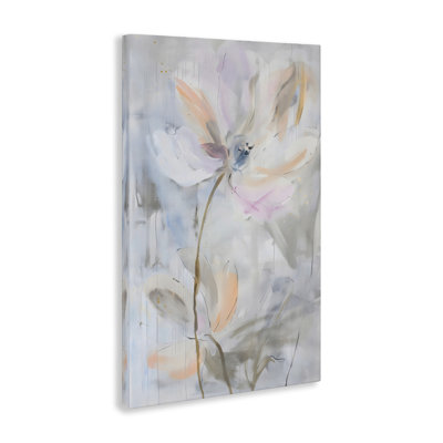 Toile abstraite à motif floral abstrait, conception par LSR Creative Studio