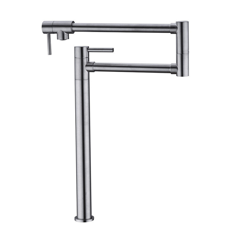 Casa Eclat Pull Down Kitchen Faucet, Brushed Nickel
