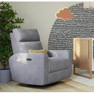 Nurture& The Glider Plus - Premium Nursery Power Recliner | Adjustable Head and Lumbar Support