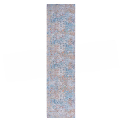 2'6''X10' Runner, Washable Rug, Low-Pile, Non-Slip, Non-Shedding, Foldable, Kid & Pet Friendly - Area Rugs For Living Room, Bedroom, Kitchen Rug