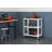 TRINITY 30 in. 3-Tier Metal Utility Cart w/ Wheels-94008131