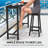 Patio Fir Wood Black Bar Table-313321919