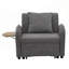 Canapé-lit convertible simple en futon 3 en 1 avec support pour téléphone-118091426