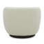 Fauteuil demi-tonneau pivotant rembourré Marcy-101378032