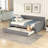 Versatile Upholstered Daybed with Pull-Out Trundle for Extra Sleeping Space-505944072