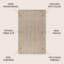 Tapis ivoire clair en jute tissé à la main Pata-1426341822