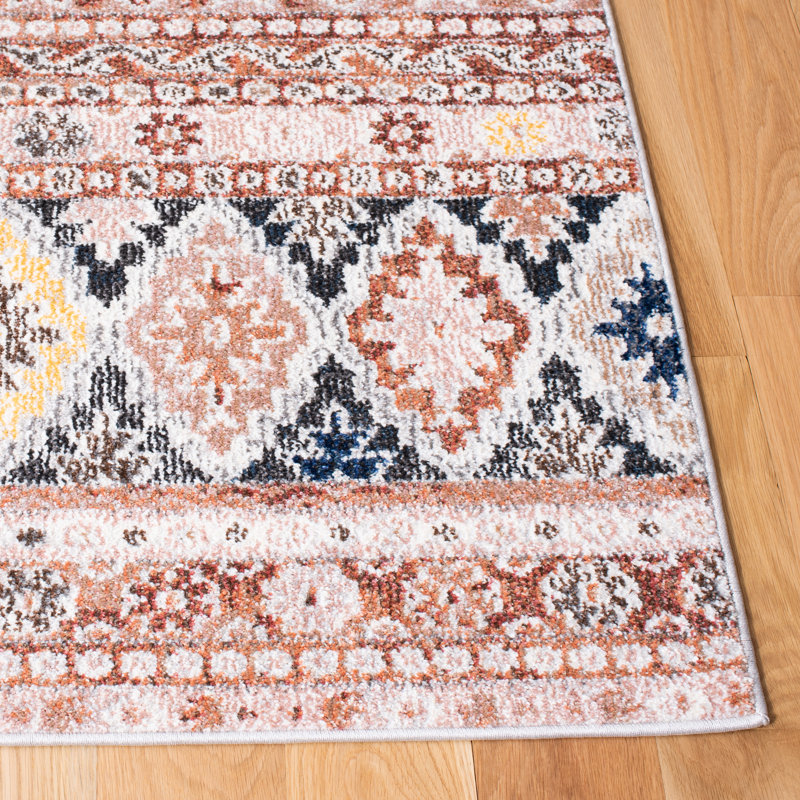Khris Performance Geometric Rug, Square 6'7"