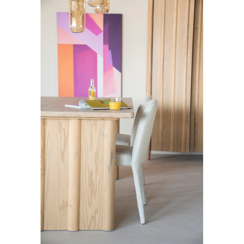 Jake Dining Table S, Natural, 31"H x 71"L x 39"W