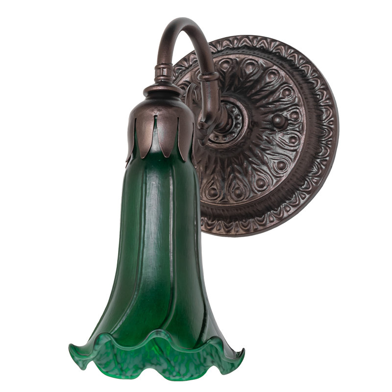 Luminaire de grange en alliage de zinc Neslisah, Vert
