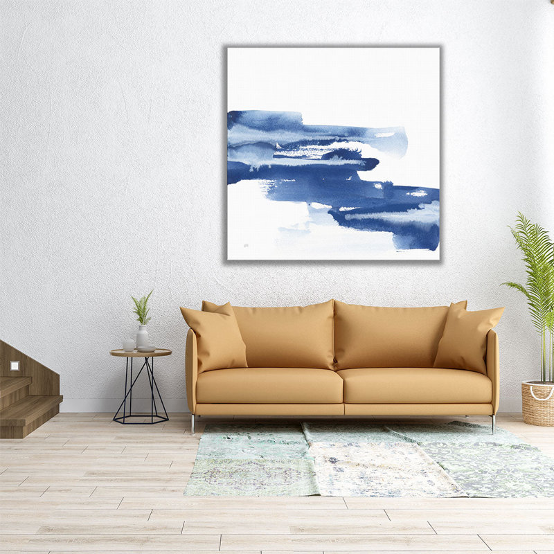 Classic Blue V - reproduction d'art sur toile, H 24 po x l 24 po