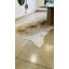 Tapis en cuir de vache clair Hageman