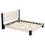 Bed Frame With Square-Stitched Headboard-845129905
