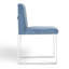 Frozen Fabric Upholstered Side Chair