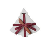 Mini Tree Appetizer Board - Natural - Spruce Green Ribbon