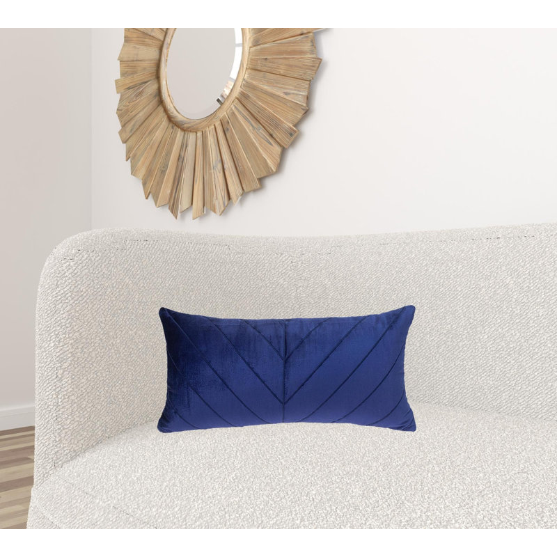Chevron Throw Pillow, Blue