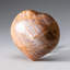 Genuine Polished Peach Moonstone (Medium) Heart from Madagascar
