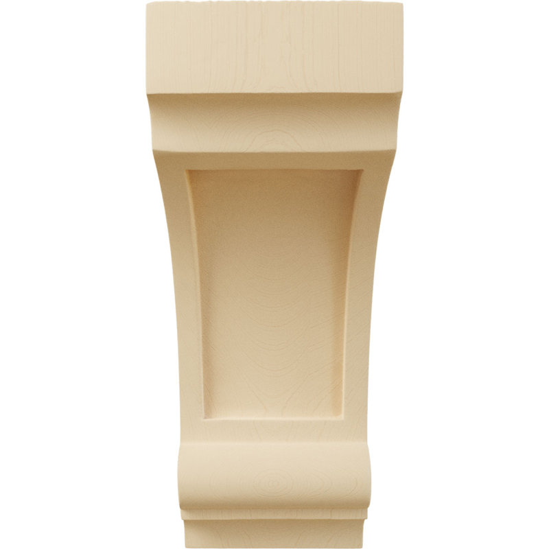 Corbeau en bois Diane, H 12 po x l 4,75 po x P 6 po, Érable