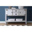 Console de rangement en bois avec 2 tiroirs, armoires et tablette inférieure-449851152