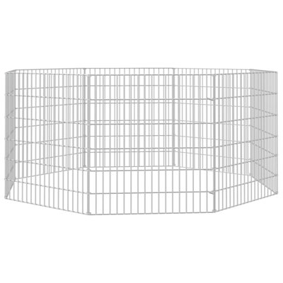 Enclos galvanisé à 8 panneaux pour animaux Tucker Murphy Pet ™