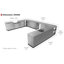 Cuisine d’extérieur modulaire 4 pièces 185 po-39463096-39463093