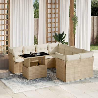 Ensemble de canapé de jardin Vidaxl