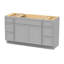 Base de meuble-lavabo simple 57 po seulement-98666907