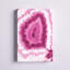 Géode rose - peinture sur toile tendue-1041188008