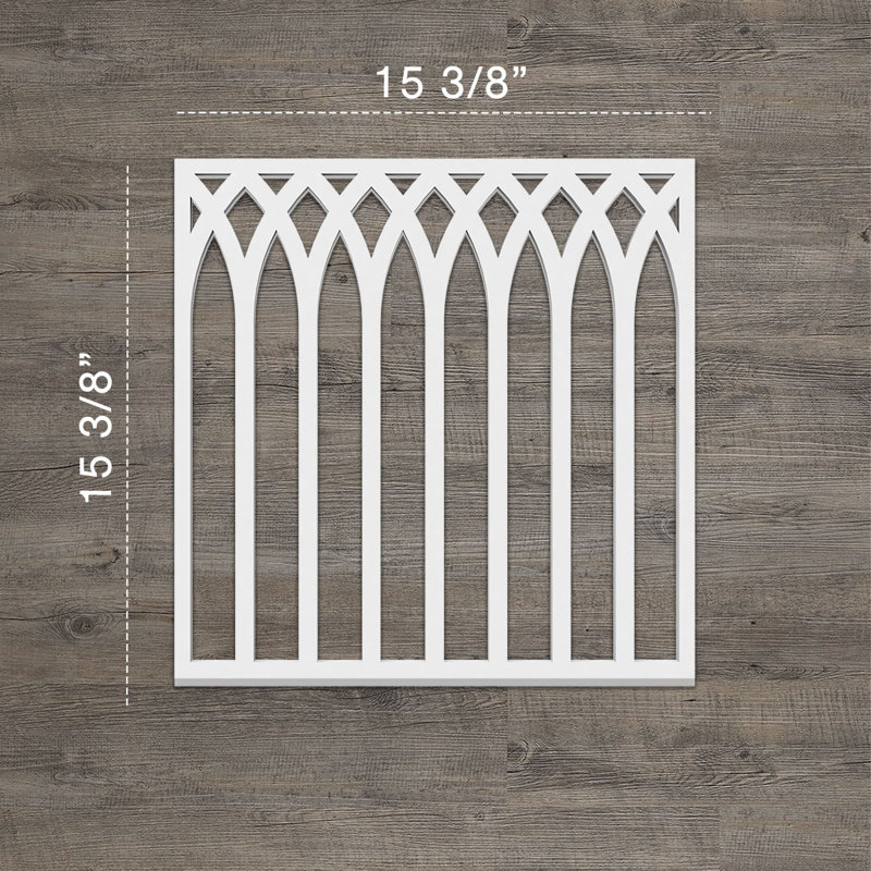Panneaux muraux décoratifs Cedar Park, H 15,375 po x l 15,375 o x P 0,375 po