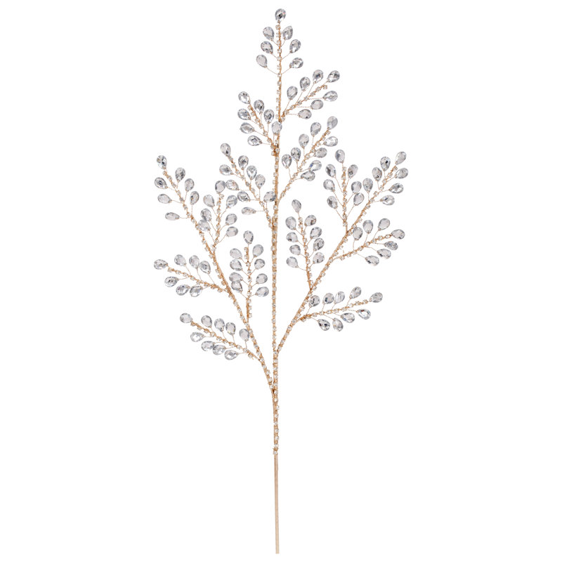 Sparkling Jewel Leaf Spray, 28 Inches
