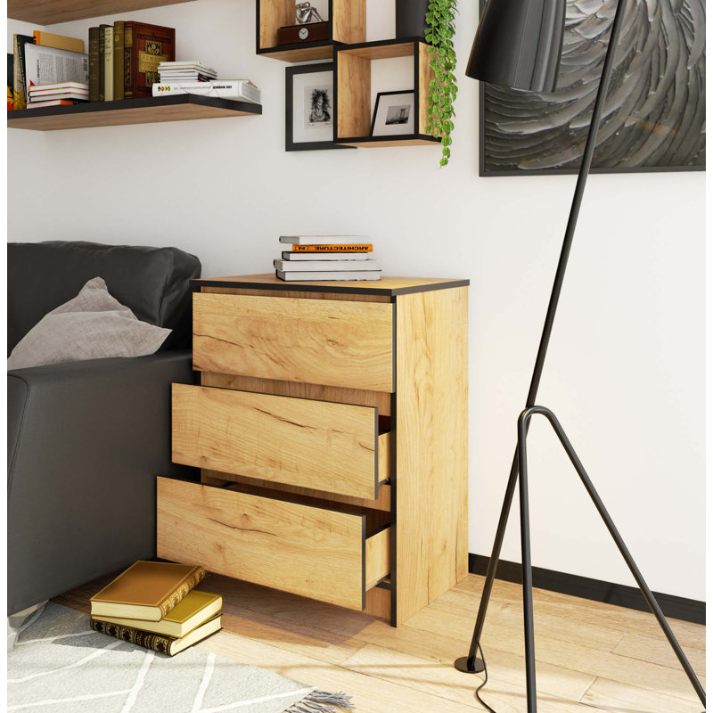 Boniface 3 -Drawer Console
