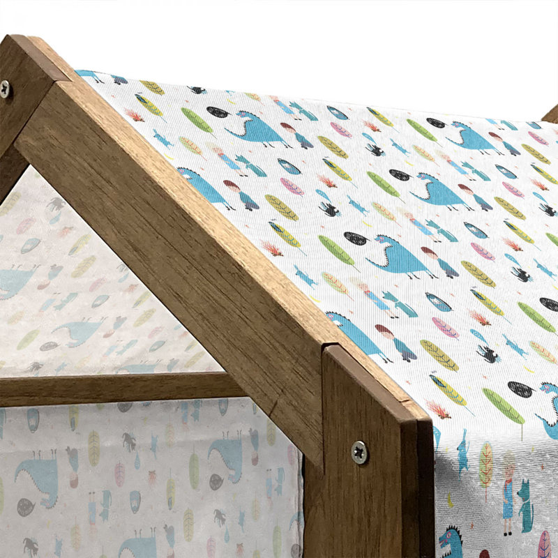 Niche pour chien en bois, H 22,44 po x l 23,62 po x P 17,72 po