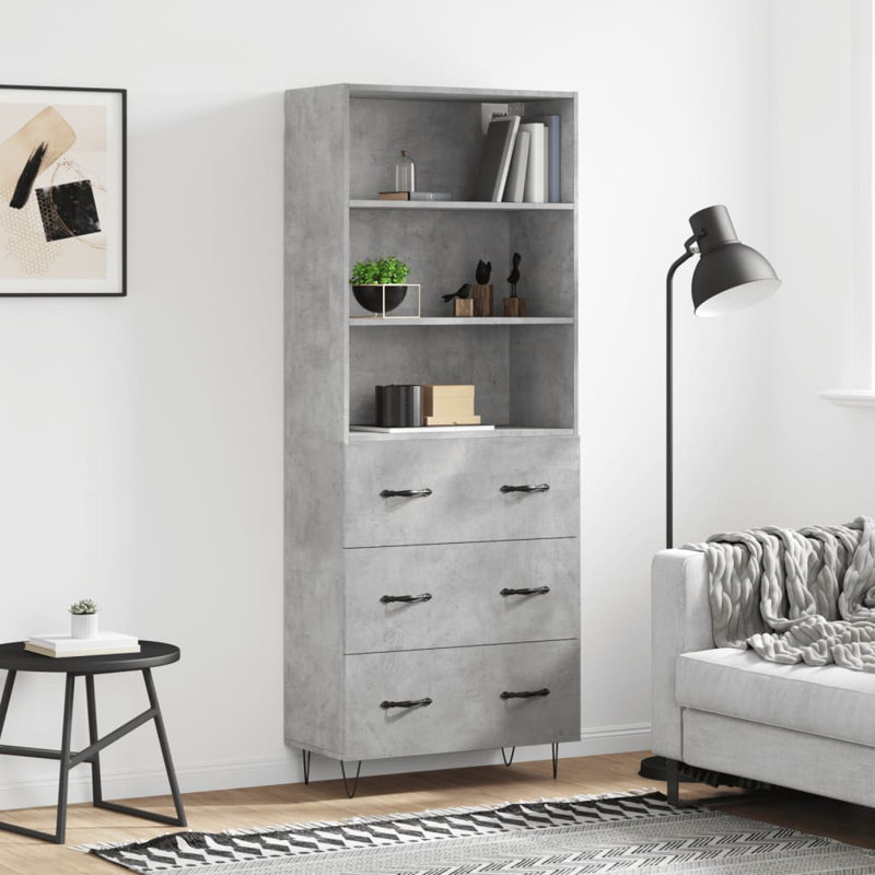 Semeraro 180cm H x 69.5cm W Standard Bookcase
