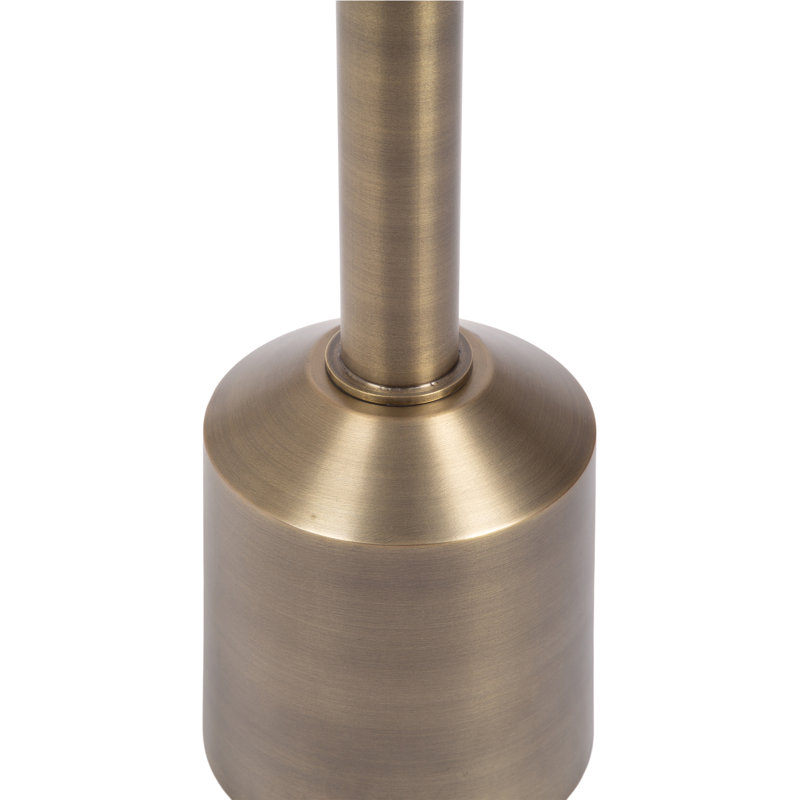 Table d'appoint ronde Modern, Doré